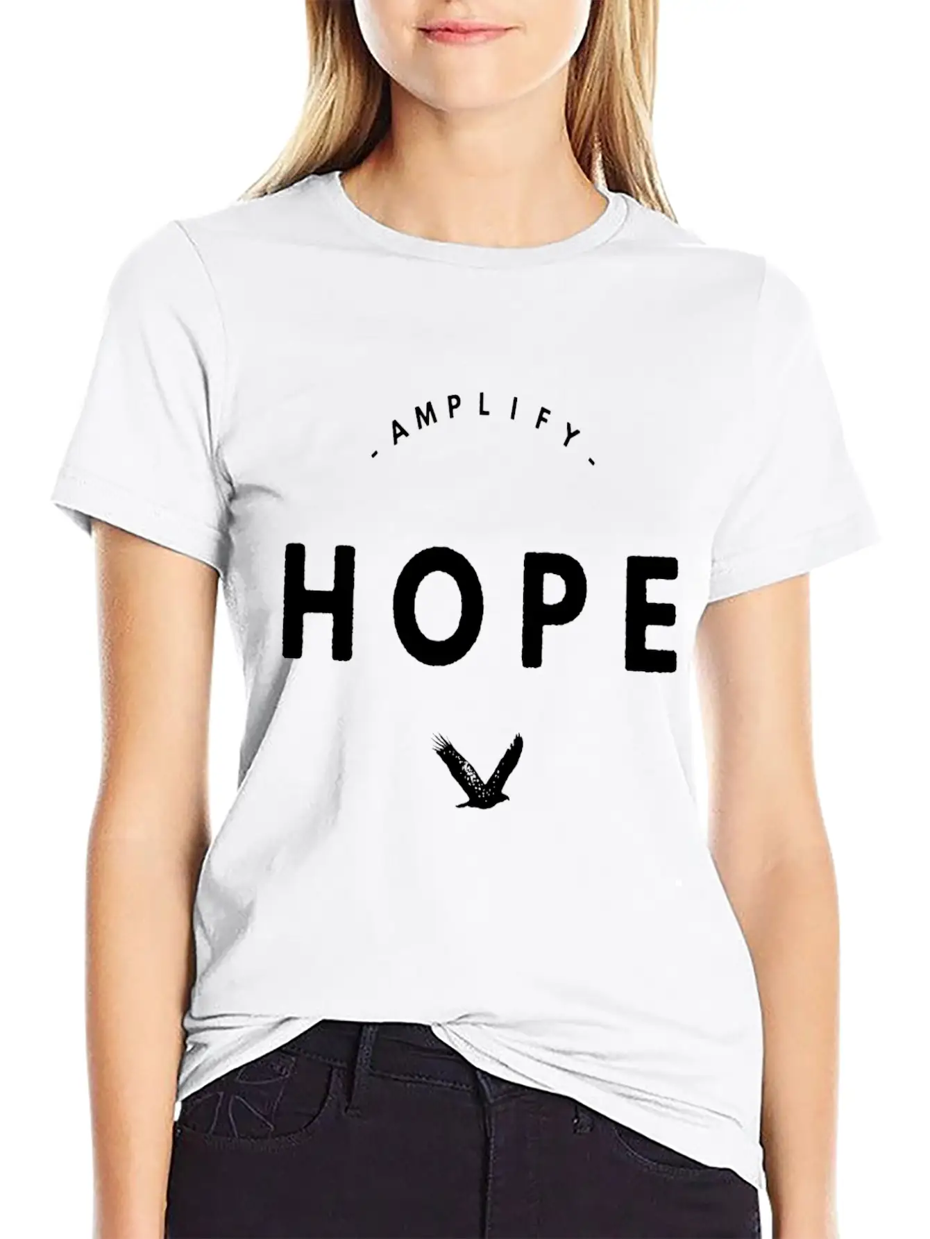 Amplify Hope Basic Graphic T-Shirt – Daily Comfort In Soft Cotton