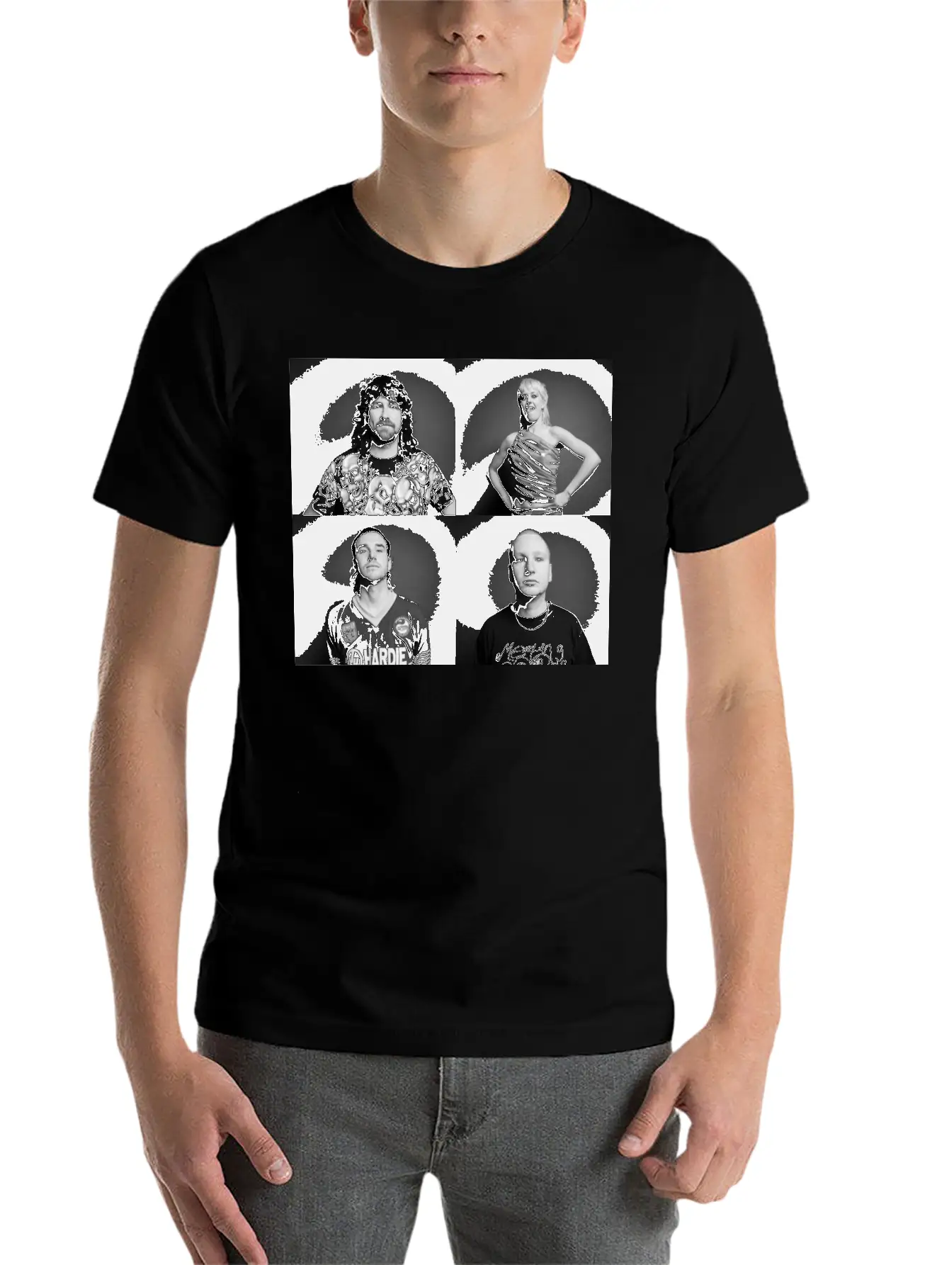 Amyl And The Sniffers Sticker Classic Fit Graphic Tee For Daily Comfort – Unisex Cotton Shirt
