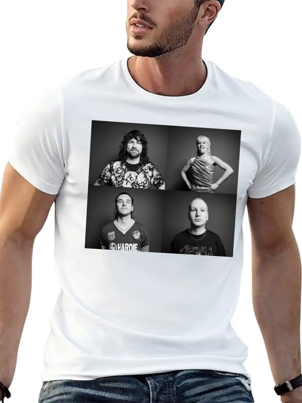 Amyl And The Sniffers Sticker Classic Fit Graphic Tee For Daily Comfort – Unisex Cotton Shirt