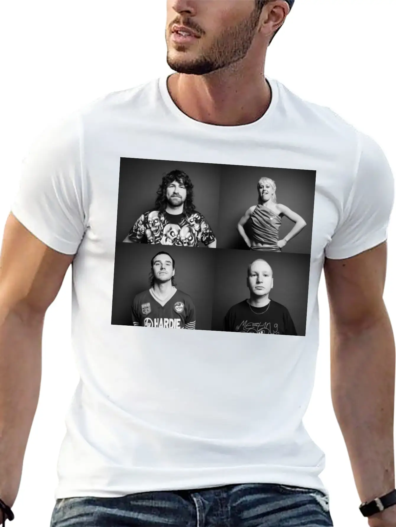 Amyl And The Sniffers Sticker Classic Fit Graphic Tee For Daily Comfort – Unisex Cotton Shirt