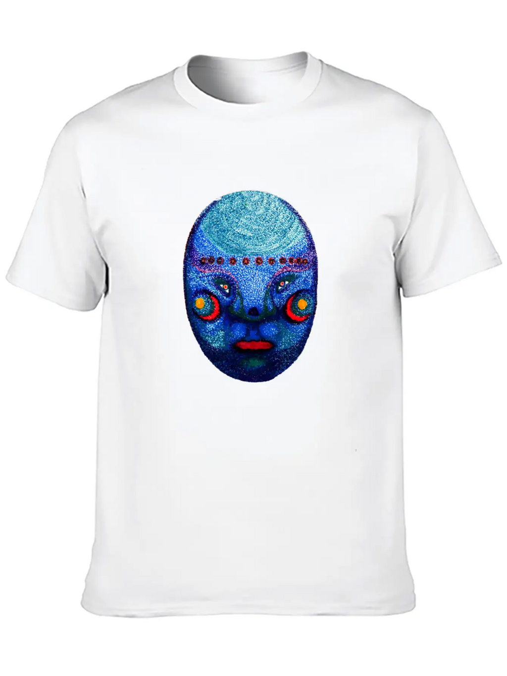 An Alien Head Classic Crew Neck Graphic Tee – Everyday Minimal Look