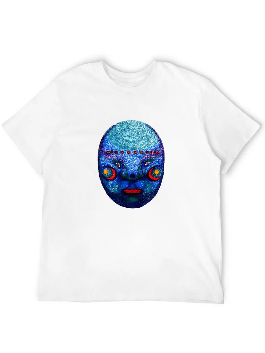 An Alien Head Classic Crew Neck Graphic Tee – Everyday Minimal Look