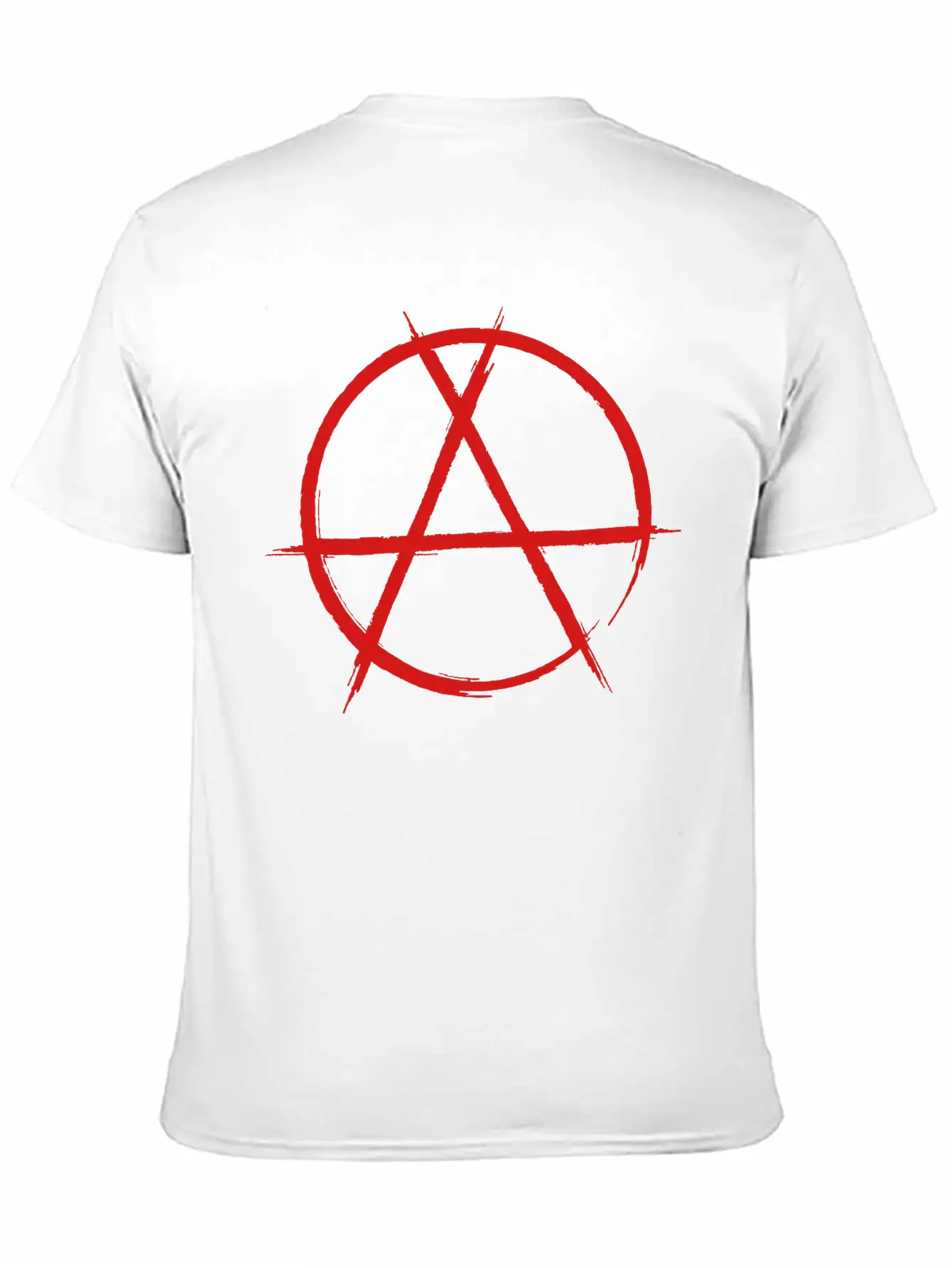 Anarchy Sign Classic Fit Graphic Tee For Daily Comfort – Unisex Cotton Shirt