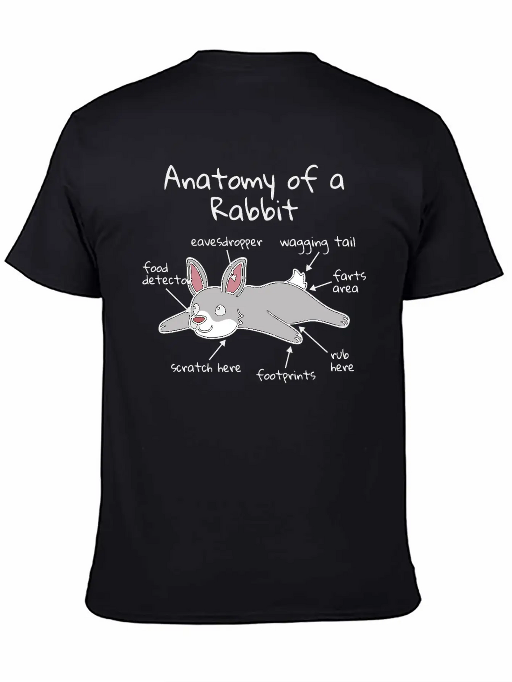 Anatomy Of A Rabbit Timeless Short Sleeve Tee – Comfy And Minimalist Design