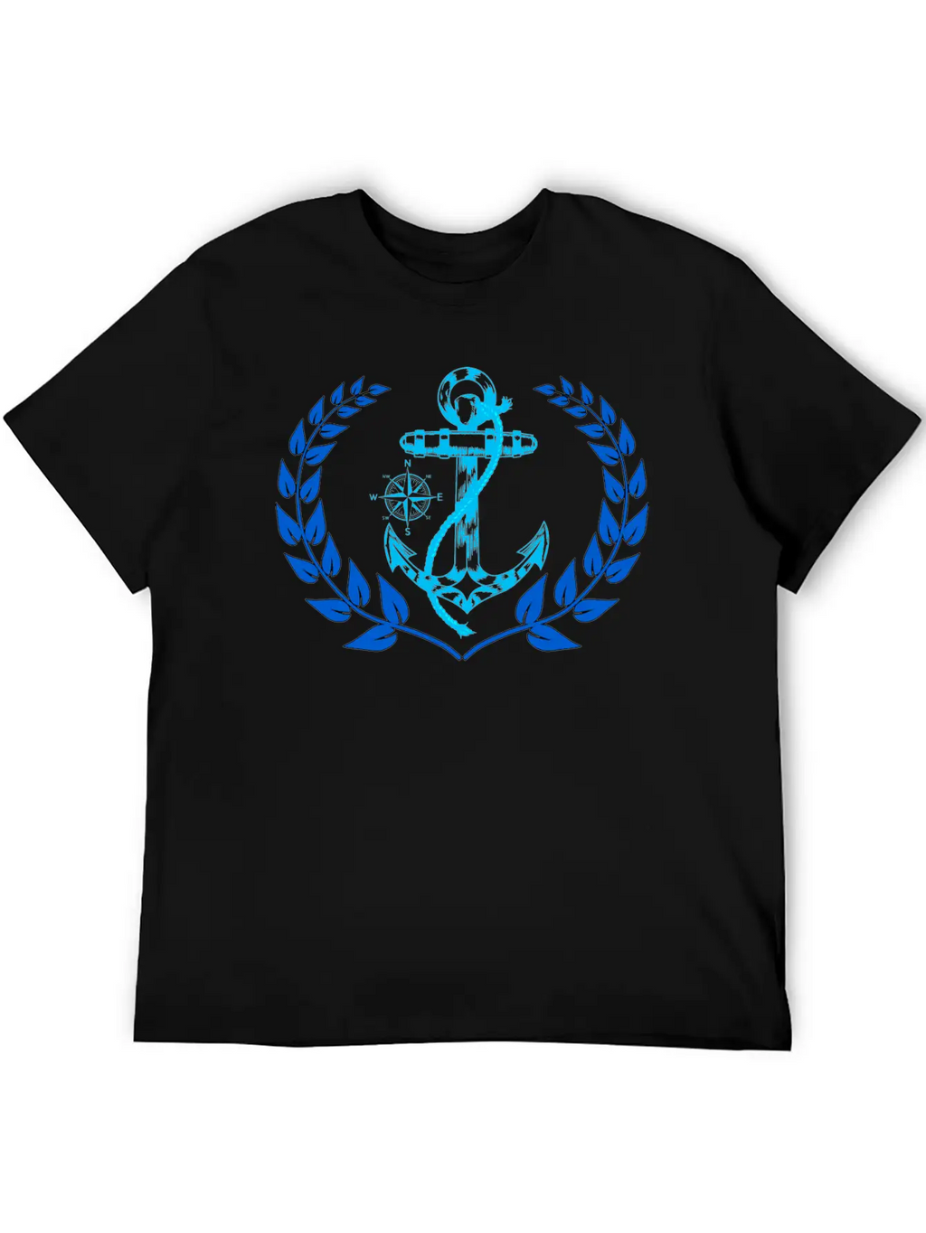 Anchor Maritime Seaman Compass Nautical Breathable Graphic T-Shirt – Perfect For Casual Days