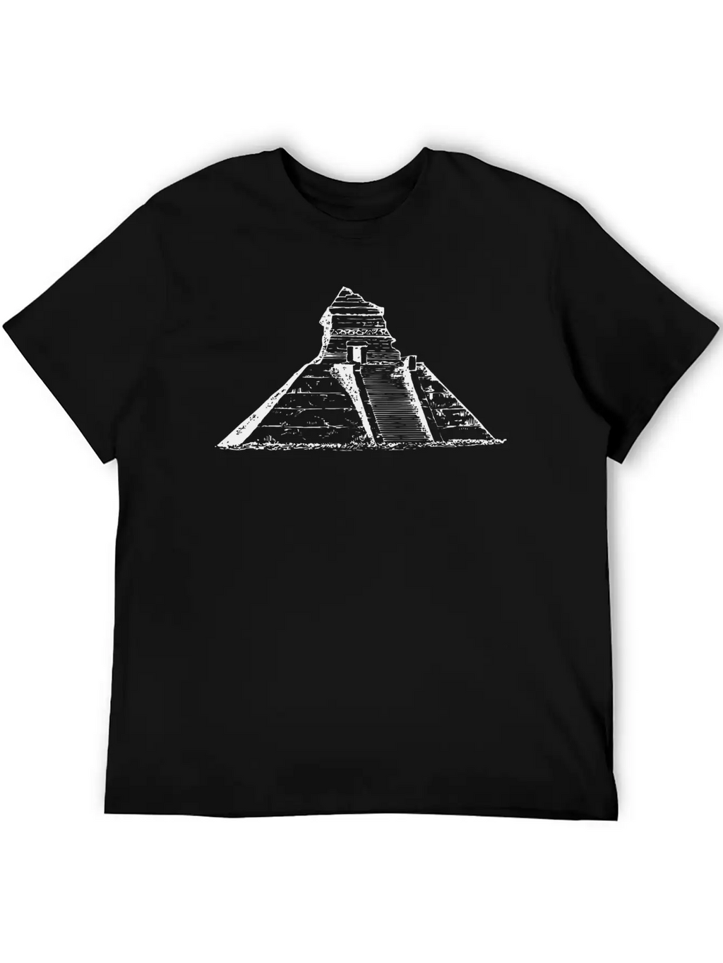 Ancient Mexican Pyramid Relaxed Everyday Tee – Lightweight And Durable Cotton