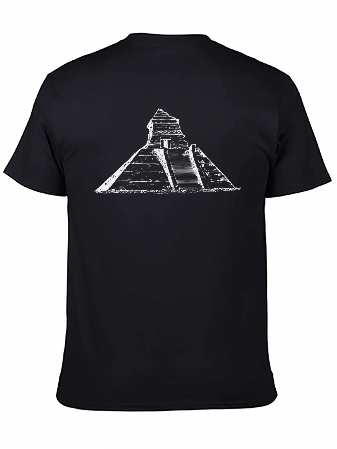 Ancient Mexican Pyramid Relaxed Everyday Tee – Lightweight And Durable Cotton