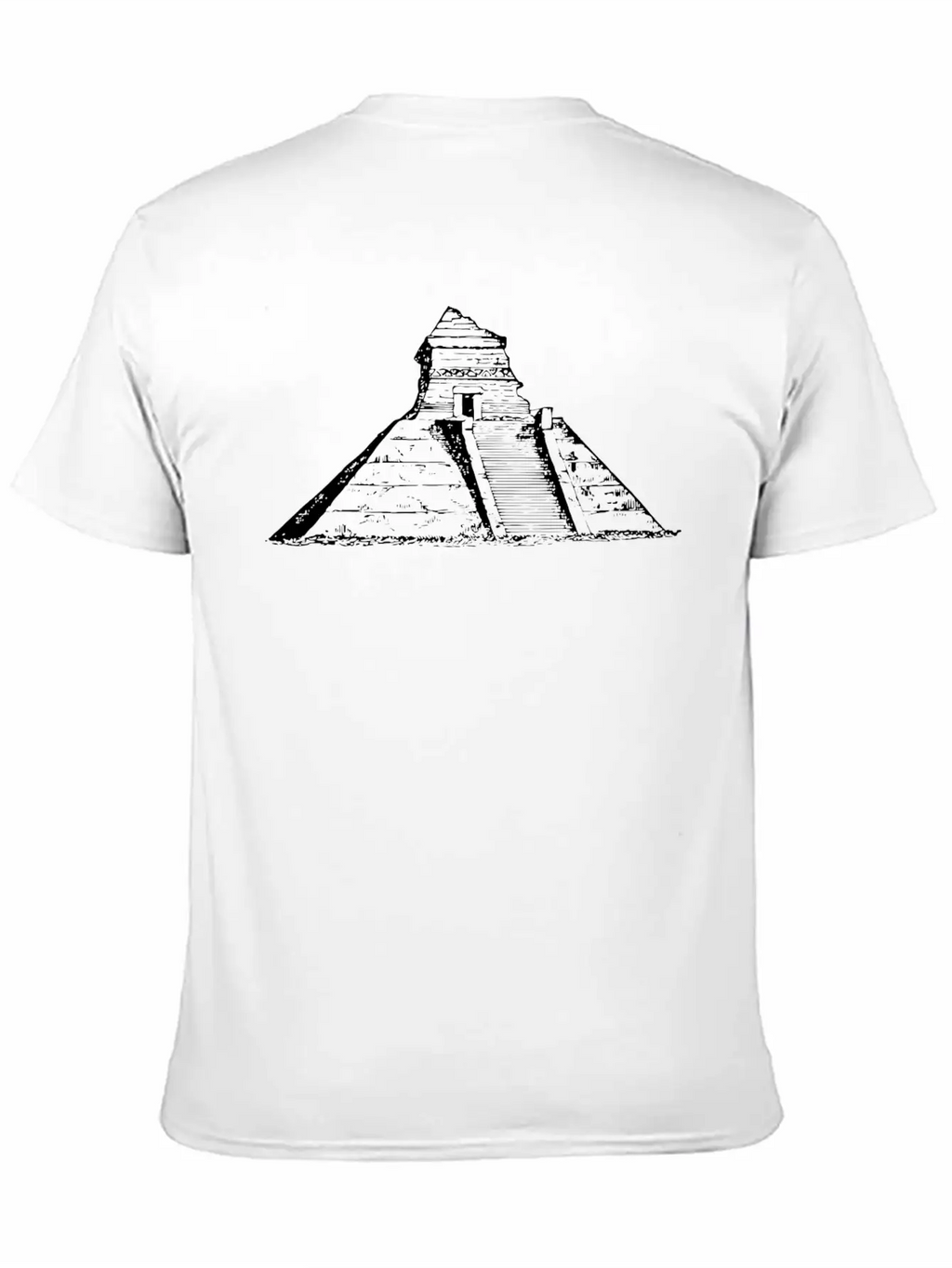 Ancient Mexican Pyramid Relaxed Everyday Tee – Lightweight And Durable Cotton