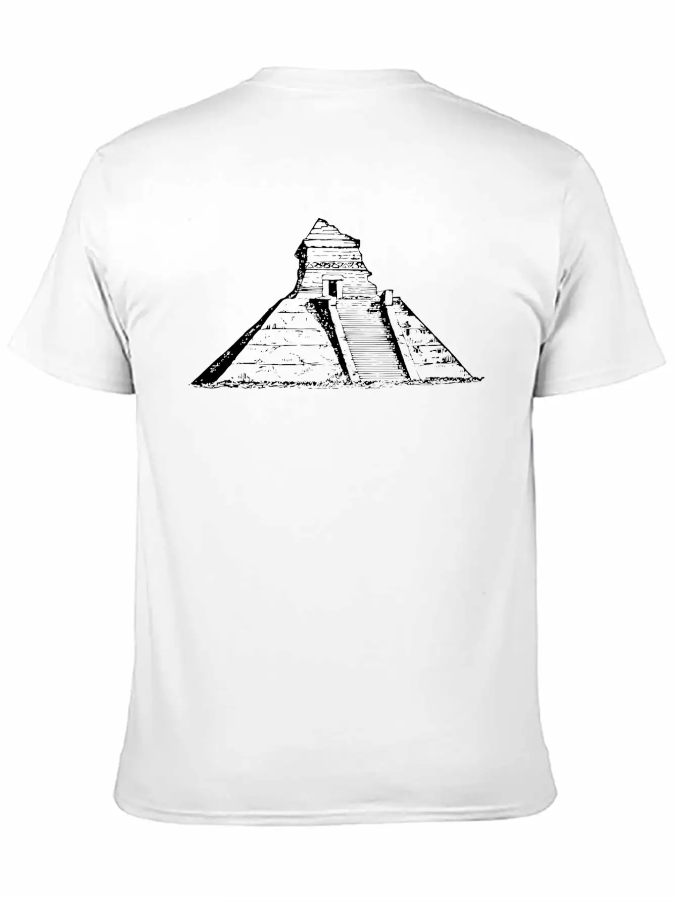 Ancient Mexican Pyramid Relaxed Everyday Tee – Lightweight And Durable Cotton