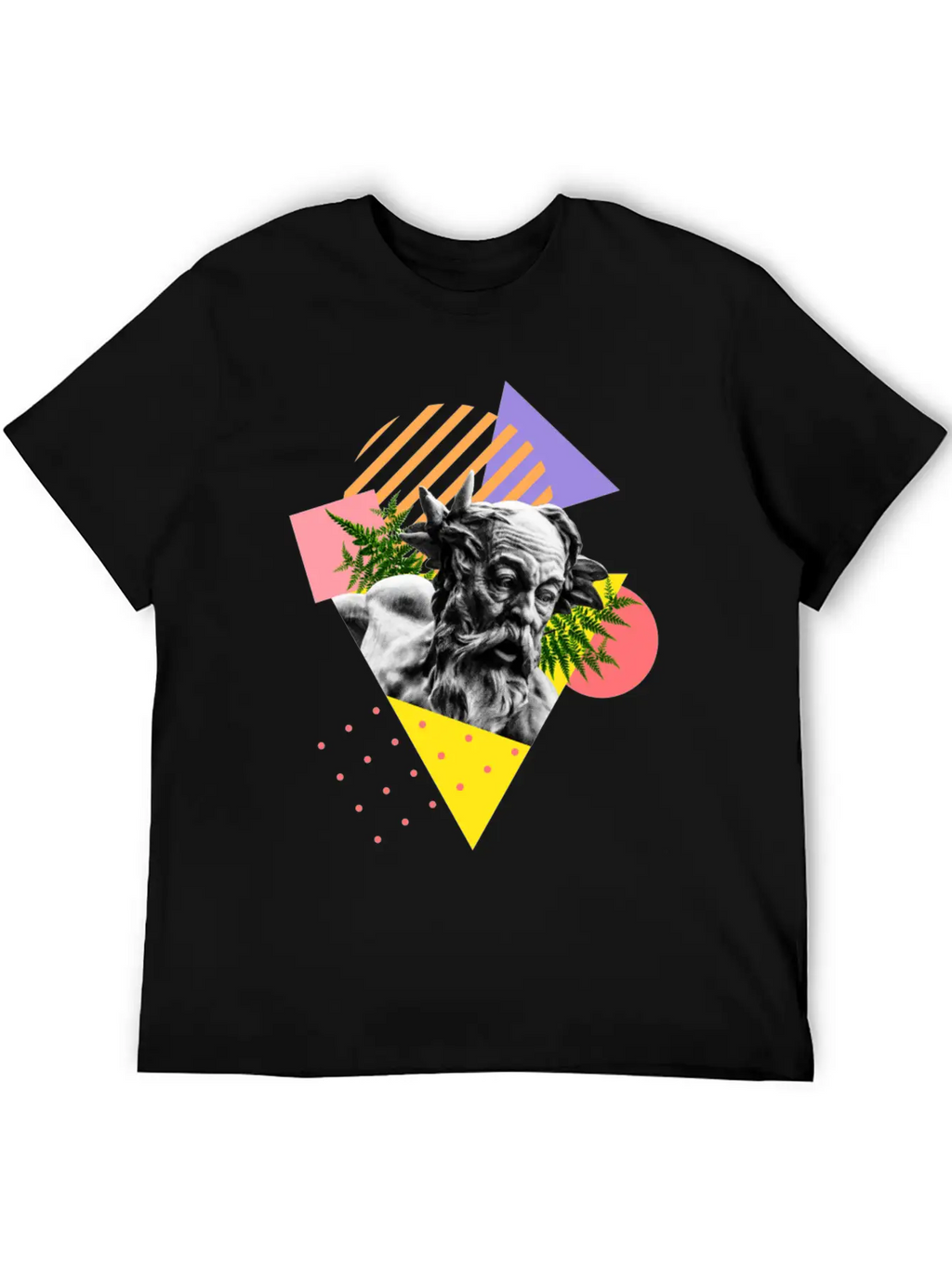 Angel Collage Abstract Timeless Short Sleeve Tee – Comfy And Minimalist Design