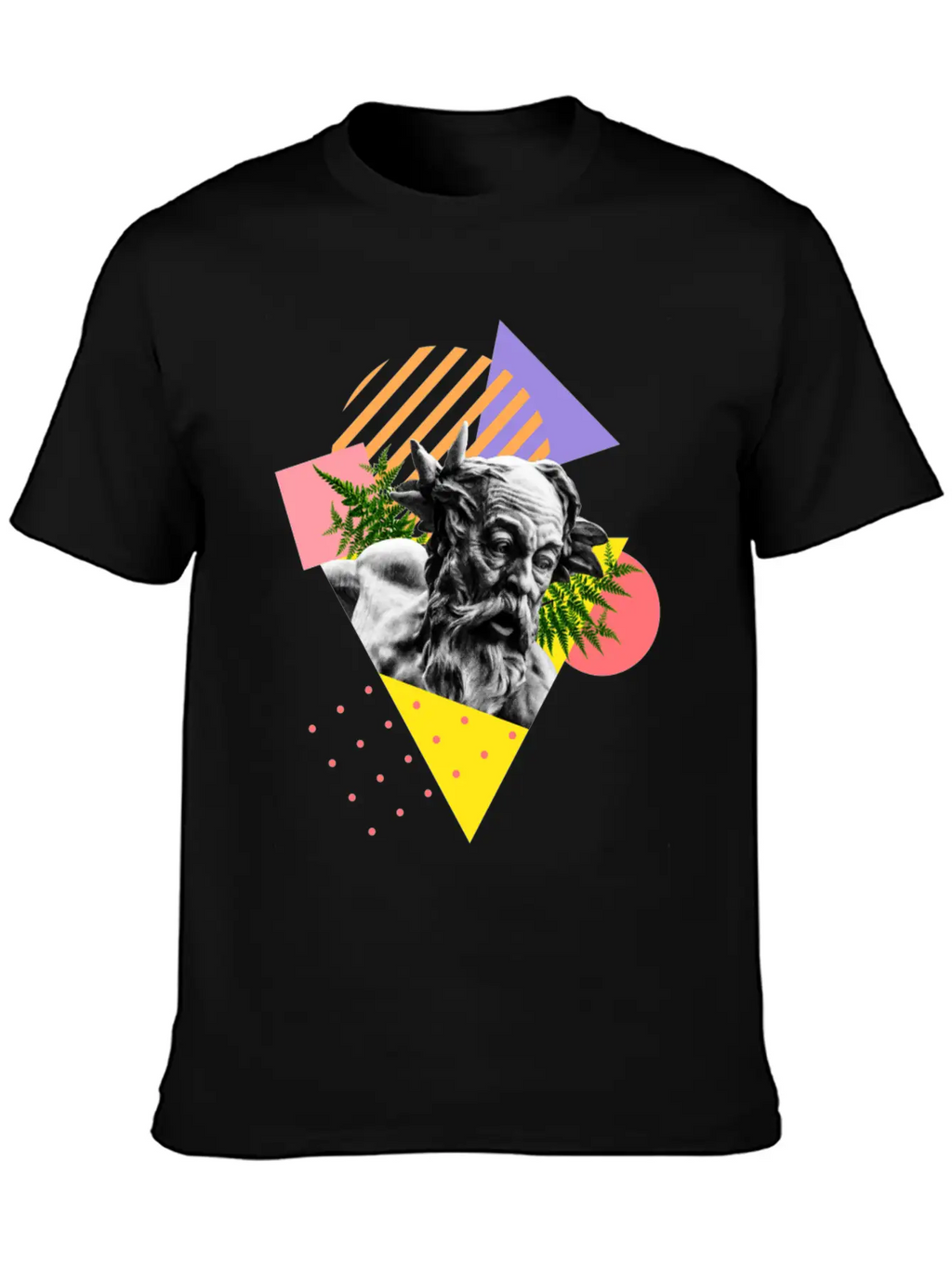 Angel Collage Abstract Timeless Short Sleeve Tee – Comfy And Minimalist Design