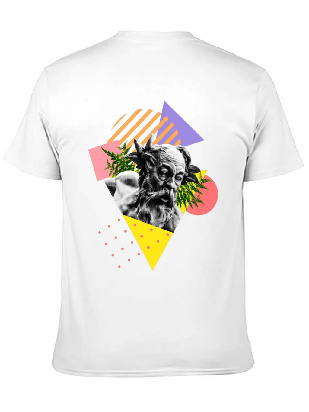 Angel Collage Abstract Timeless Short Sleeve Tee – Comfy And Minimalist Design