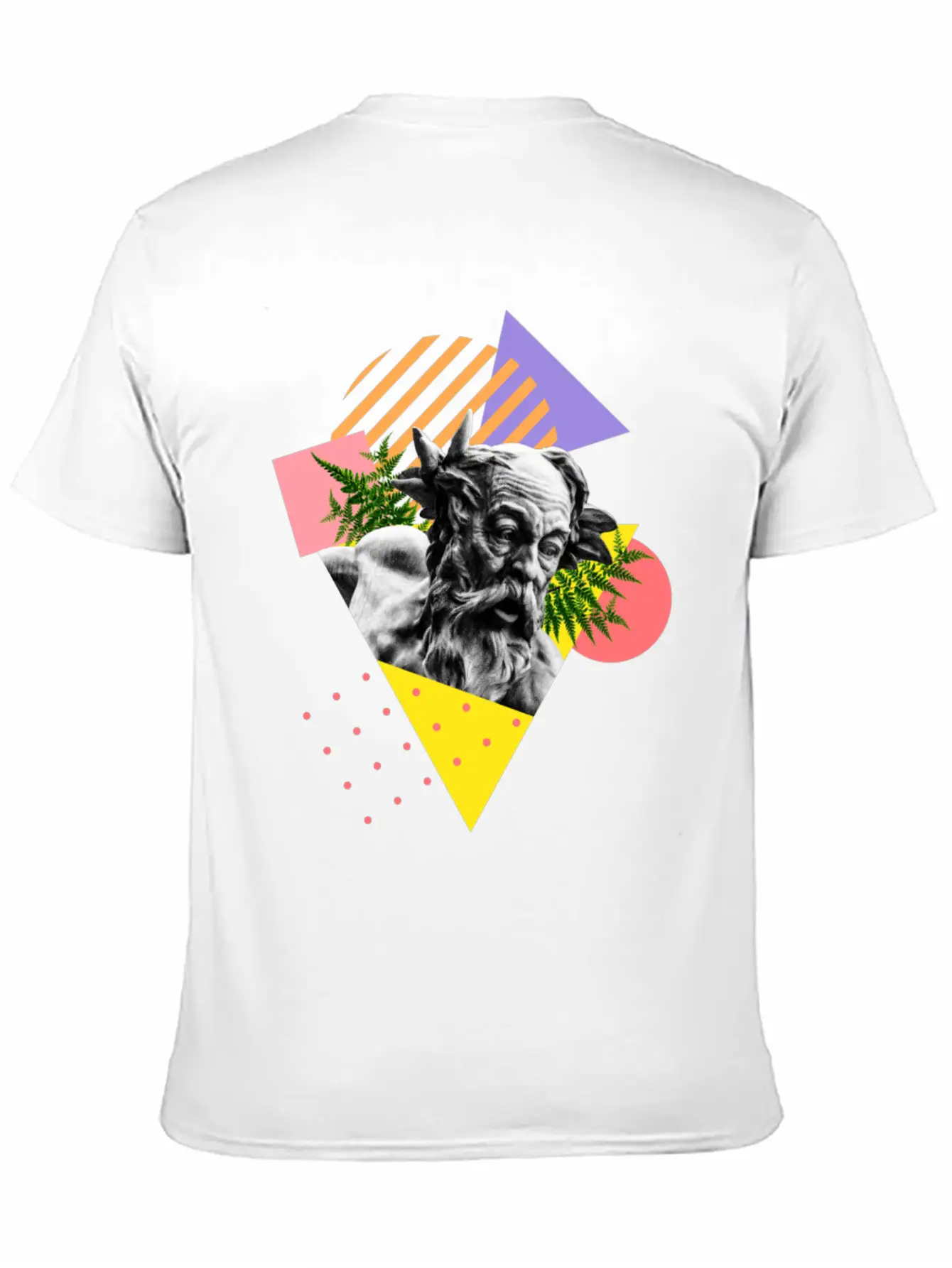 Angel Collage Abstract Timeless Short Sleeve Tee – Comfy And Minimalist Design