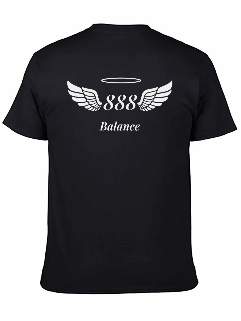 Angel Number 888 Balance Basic Graphic T-Shirt – Daily Comfort In Soft Cotton