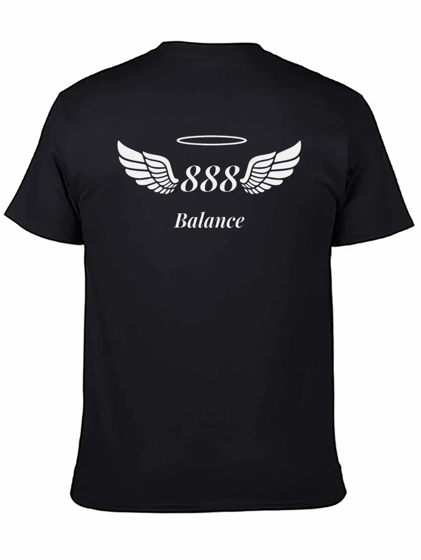 Angel Number 888 Balance Basic Graphic T-Shirt – Daily Comfort In Soft Cotton