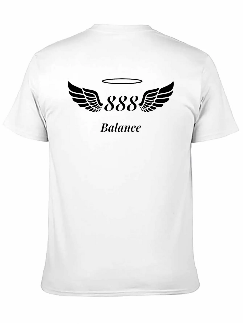 Angel Number 888 Balance Basic Graphic T-Shirt – Daily Comfort In Soft Cotton