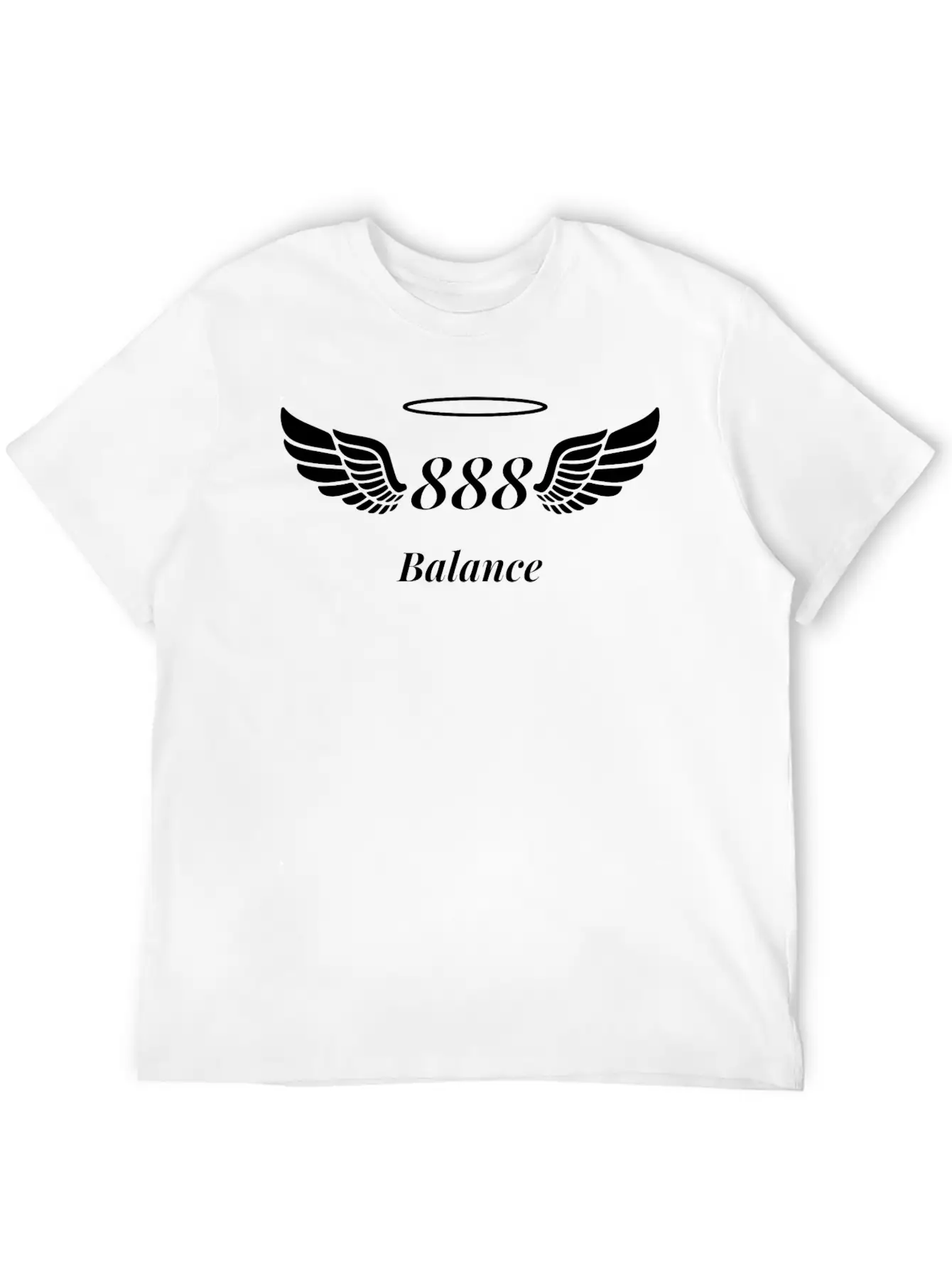 Angel Number 888 Balance Basic Graphic T-Shirt – Daily Comfort In Soft Cotton