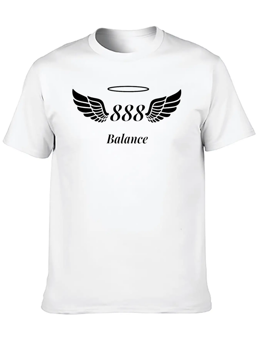 Angel Number 888 Balance Basic Graphic T-Shirt – Daily Comfort In Soft Cotton