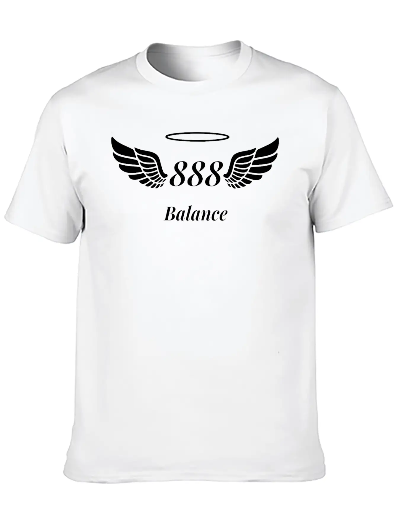 Angel Number 888 Balance Basic Graphic T-Shirt – Daily Comfort In Soft Cotton