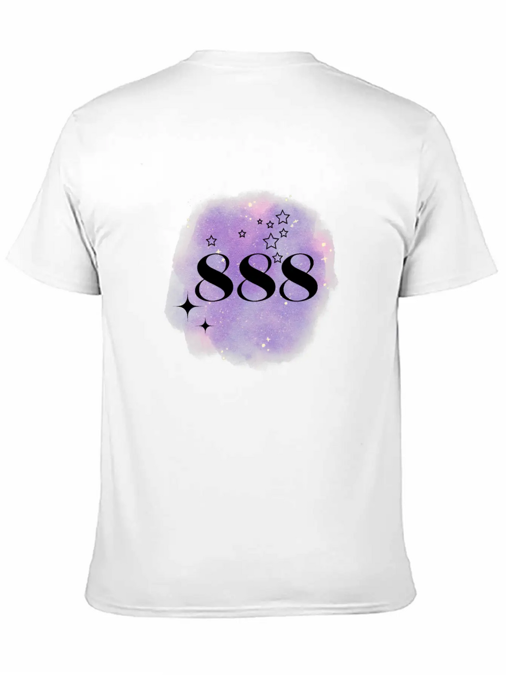 Angel Number 888 Numerology Purple Classic Fit Graphic Tee For Daily Comfort – Unisex Cotton Shirt