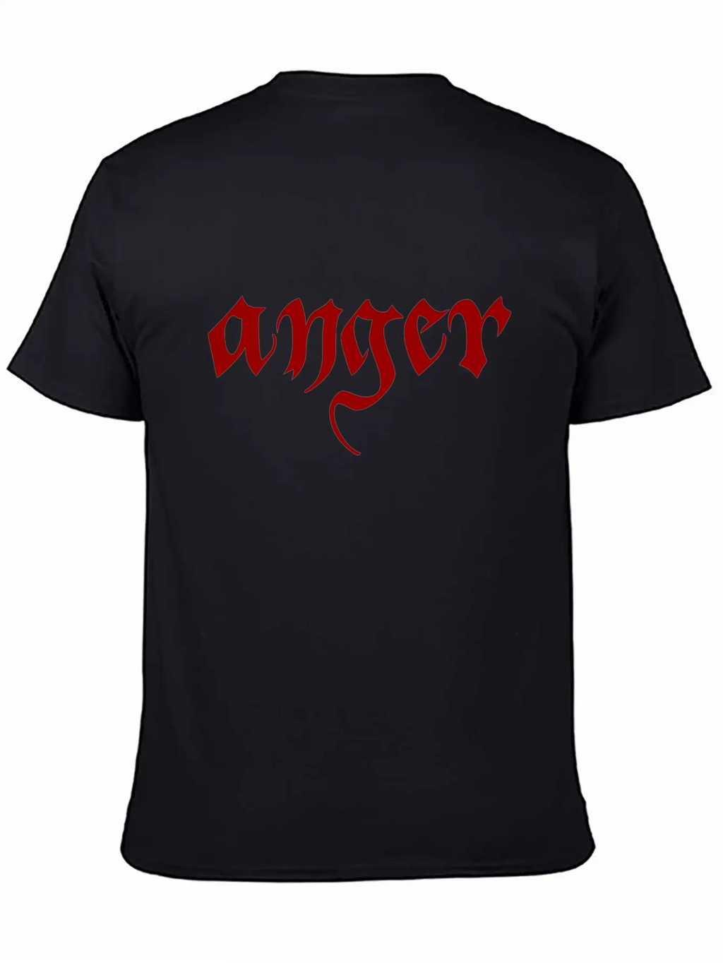 Anger Classic Fit Graphic Tee For Daily Comfort – Unisex Cotton Shirt