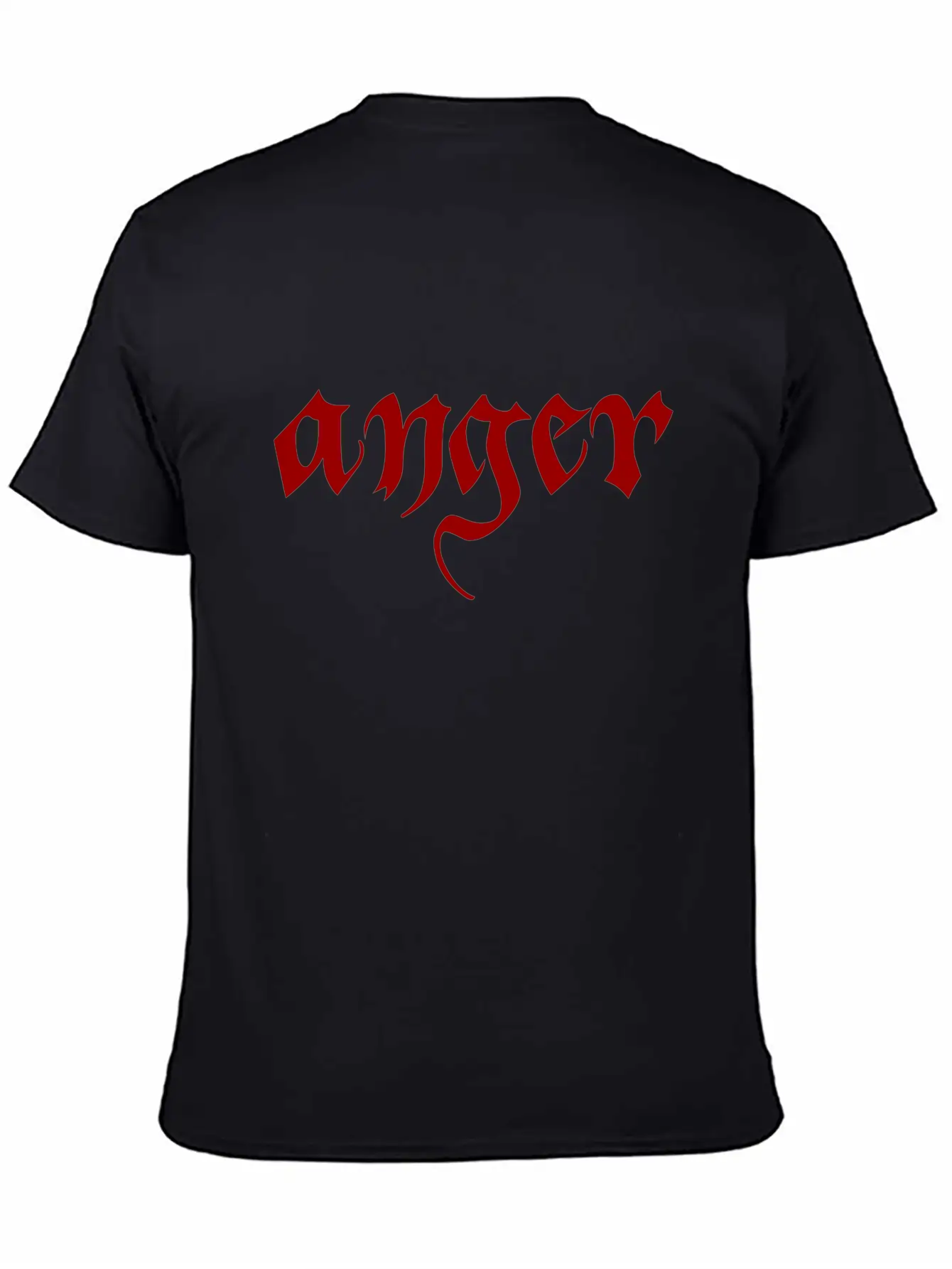 Anger Classic Fit Graphic Tee For Daily Comfort – Unisex Cotton Shirt