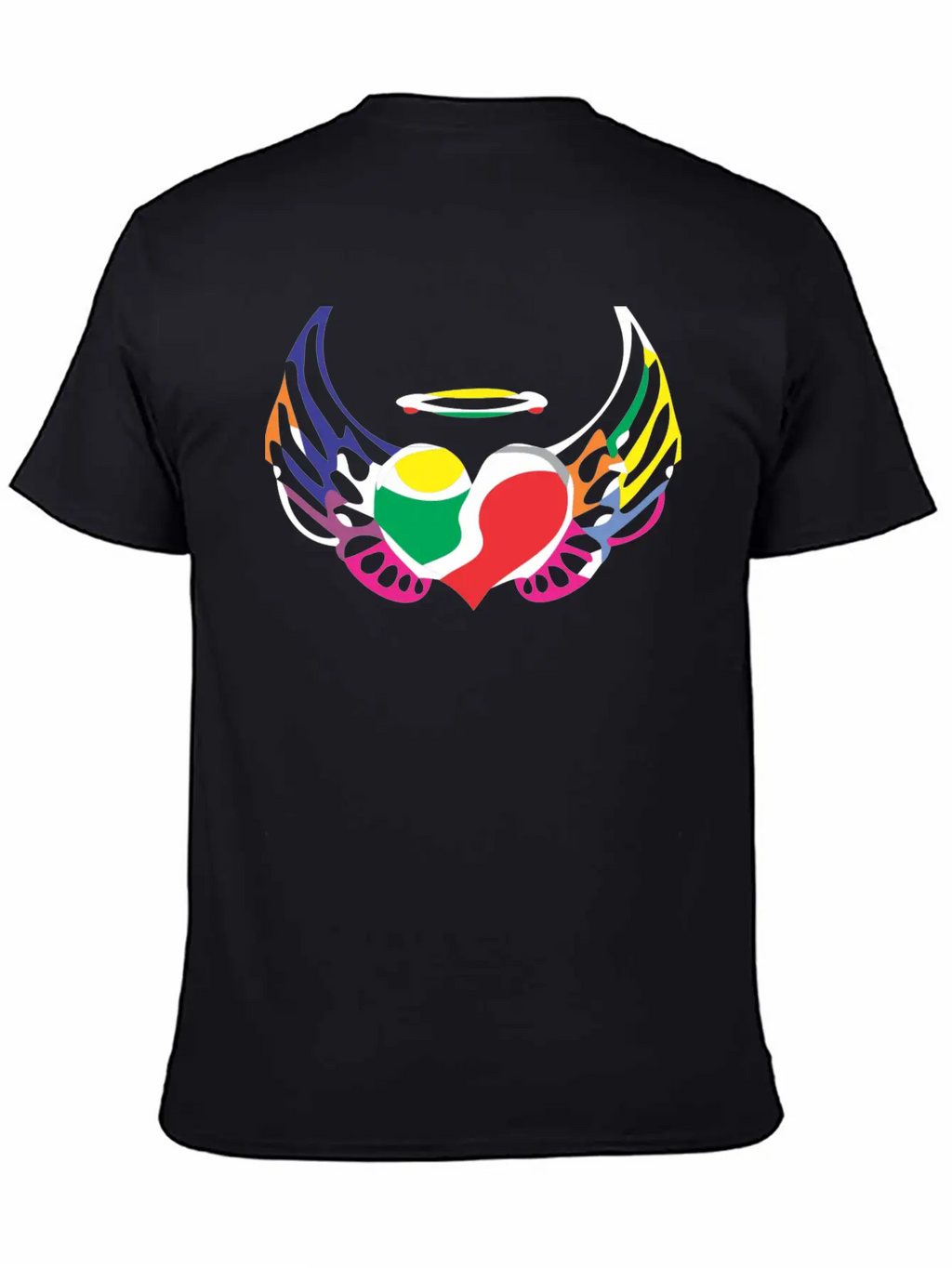 Angle Full Color Child Painting Simple Everyday Graphic Tee – Lightweight Summer Wear