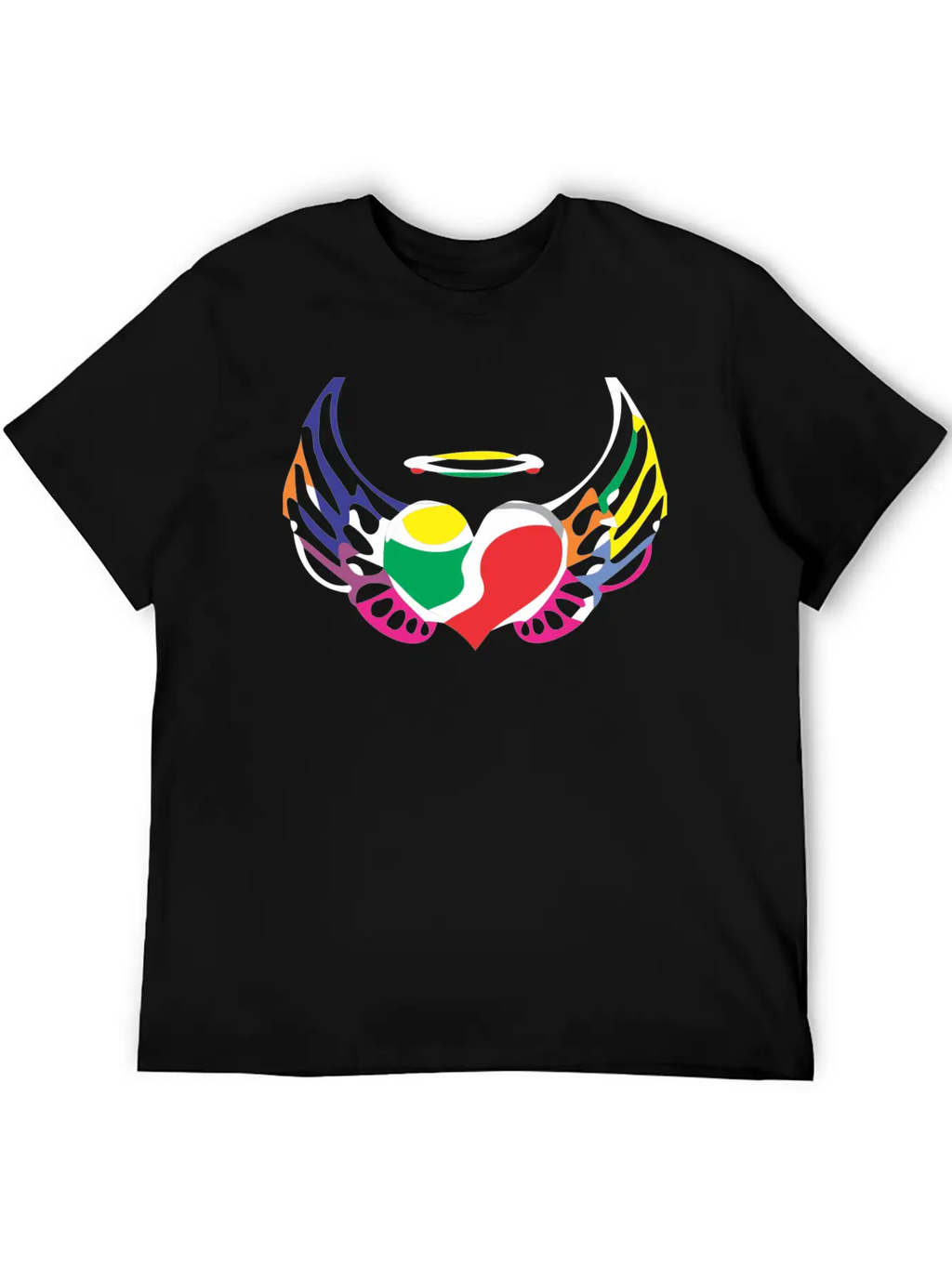 Angle Full Color Child Painting Simple Everyday Graphic Tee – Lightweight Summer Wear