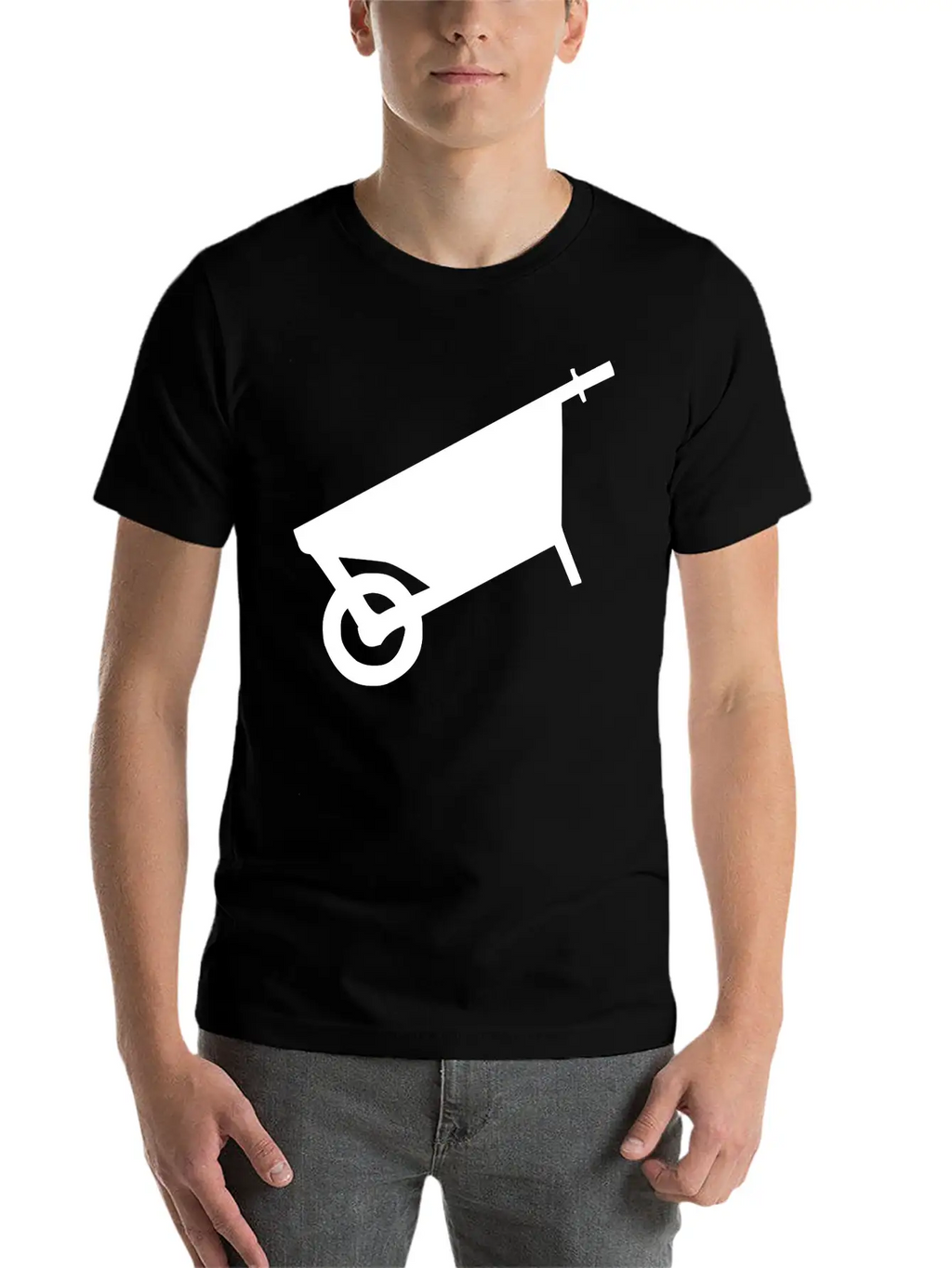 Angled Cart Breathable Soft Cotton T-Shirt – Timeless Casual Look