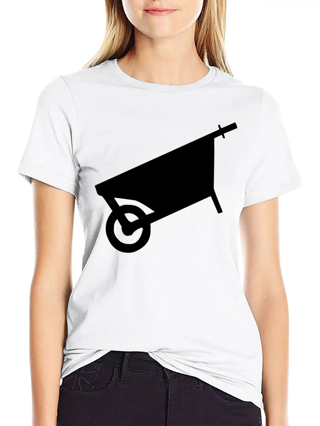 Angled Cart Breathable Soft Cotton T-Shirt – Timeless Casual Look