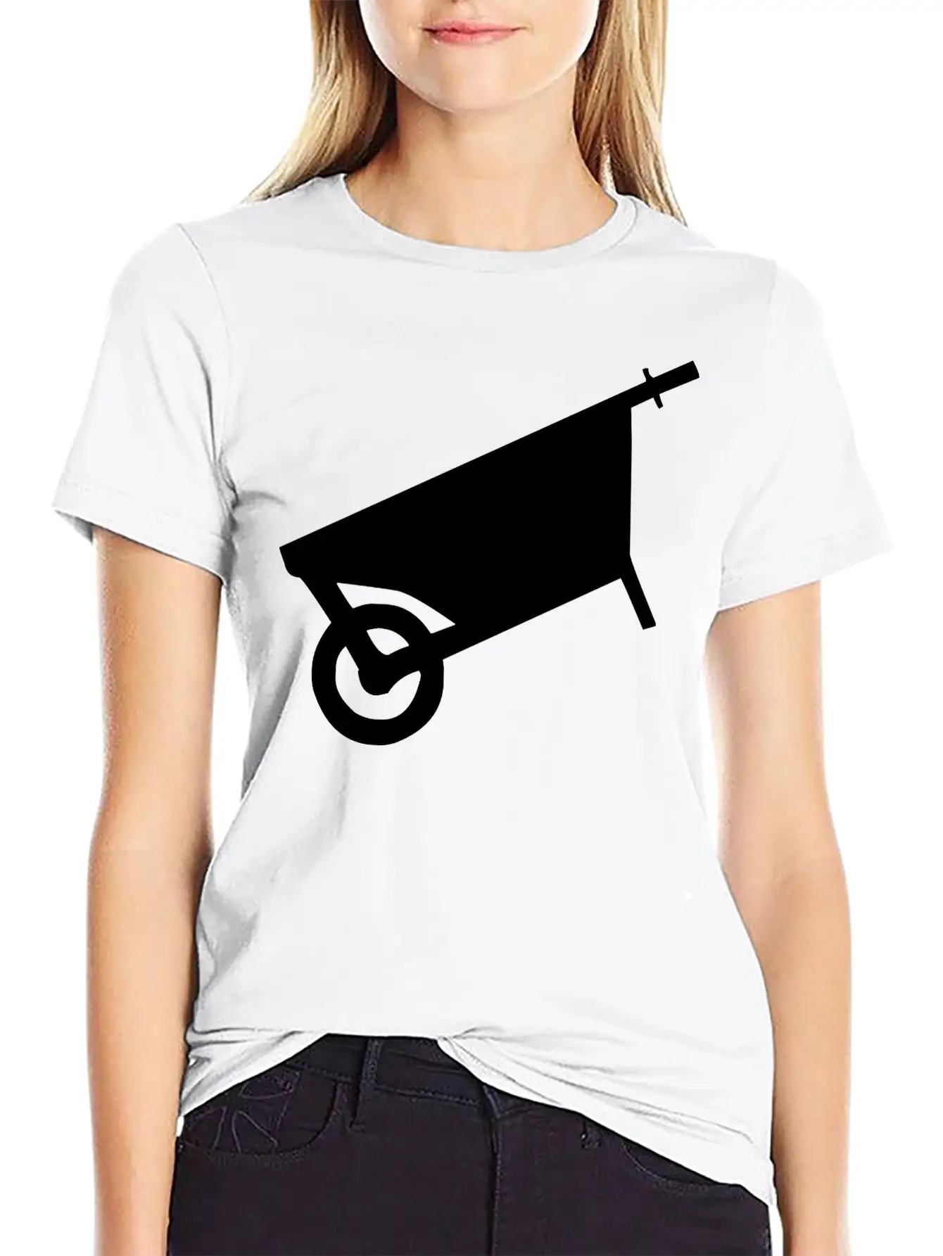 Angled Cart Breathable Soft Cotton T-Shirt – Timeless Casual Look