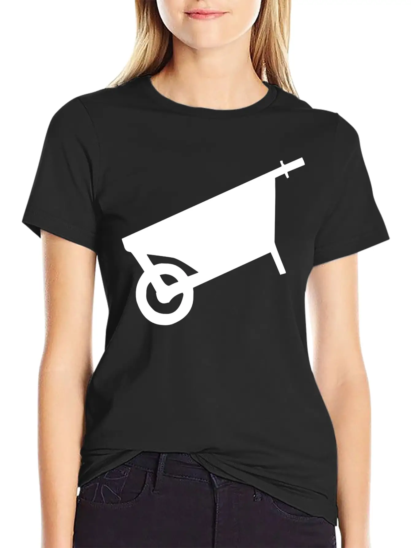 Angled Cart Breathable Soft Cotton T-Shirt – Timeless Casual Look