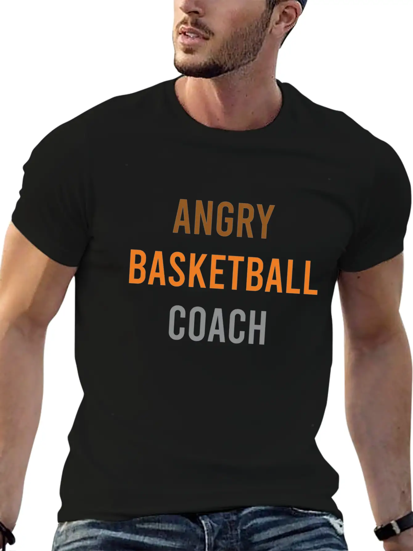 Angry Basketball Coach Timeless Short Sleeve Tee – Comfy And Minimalist Design