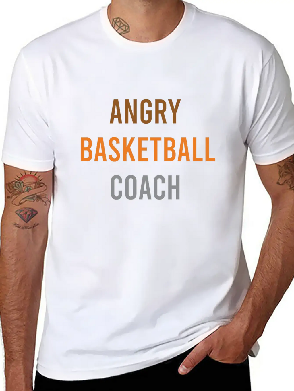 Angry Basketball Coach Timeless Short Sleeve Tee – Comfy And Minimalist Design