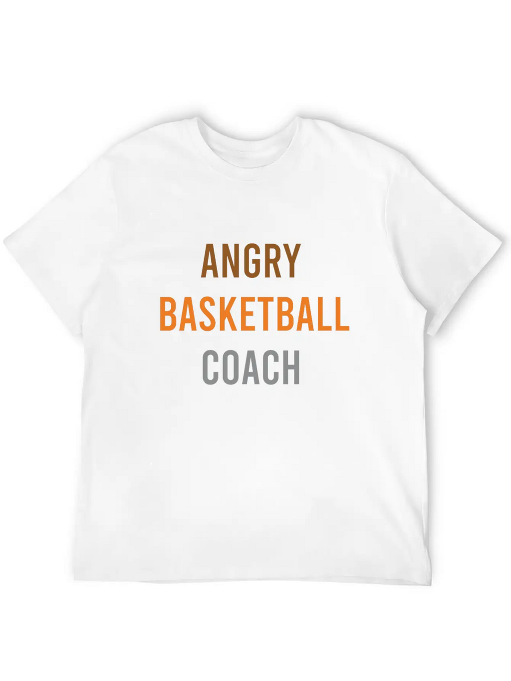 Angry Basketball Coach Timeless Short Sleeve Tee – Comfy And Minimalist Design