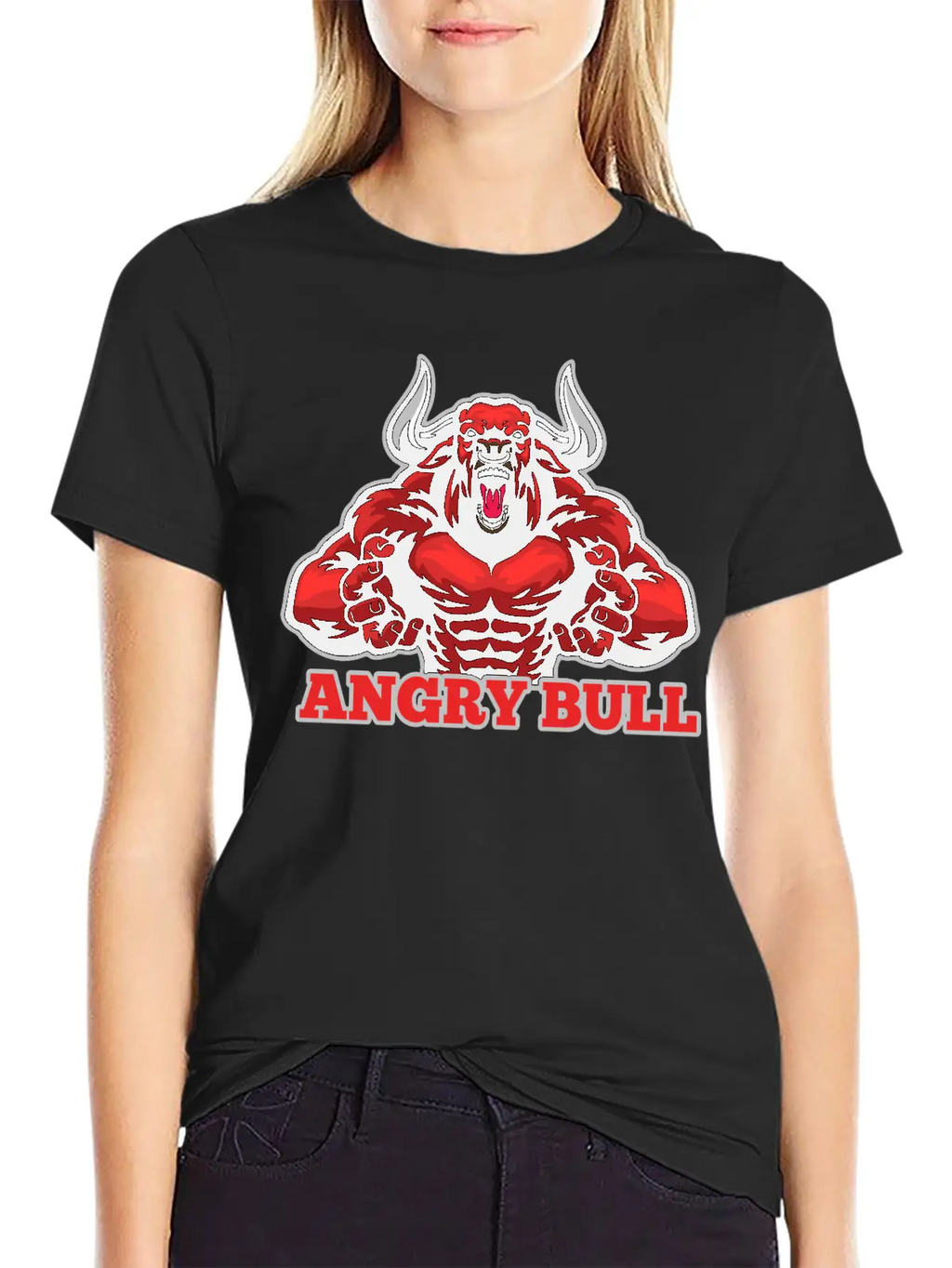 Angry Bull Design Timeless Short Sleeve Tee – Comfy And Minimalist Design