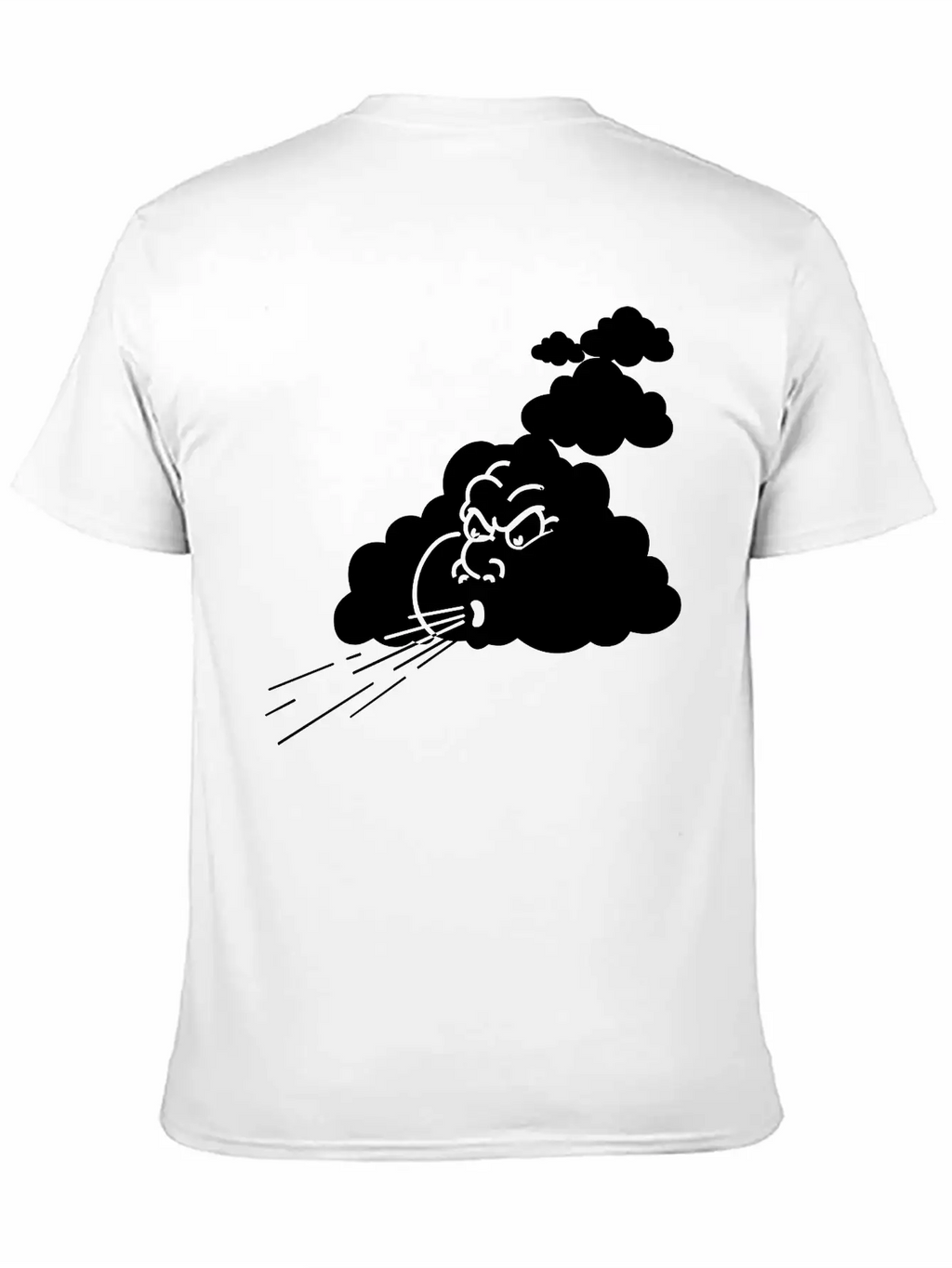 Angry Cloud Breathable Soft Cotton T-Shirt – Timeless Casual Look