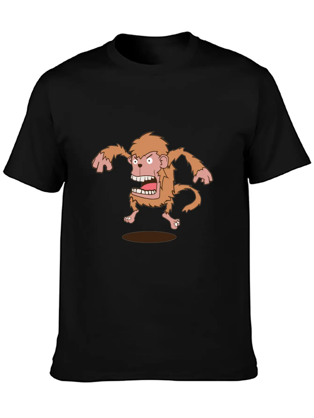Angry Monkey T-Shirt & Gift Timeless Short Sleeve Tee – Comfy And Minimalist Design