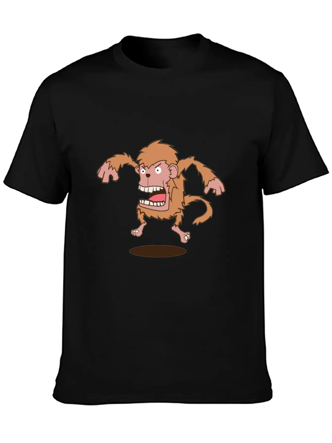 Angry Monkey T-Shirt & Gift Timeless Short Sleeve Tee – Comfy And Minimalist Design