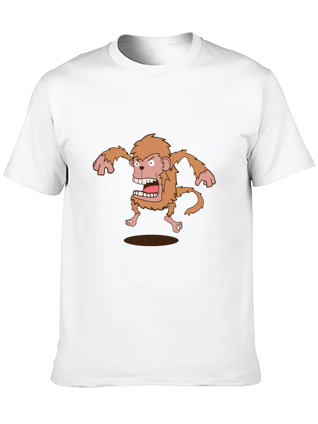 Angry Monkey T-Shirt & Gift Timeless Short Sleeve Tee – Comfy And Minimalist Design