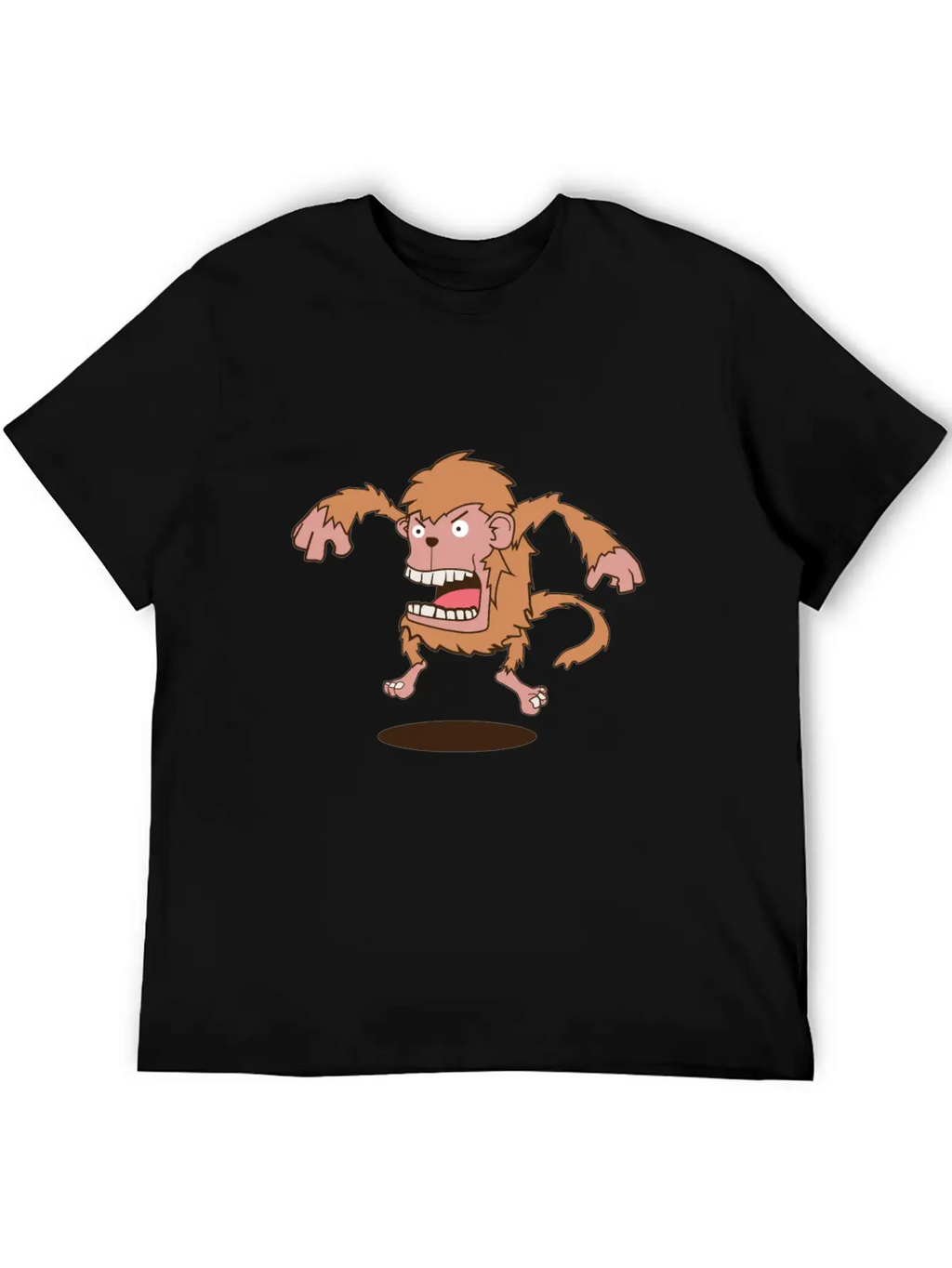 Angry Monkey T-Shirt & Gift Timeless Short Sleeve Tee – Comfy And Minimalist Design