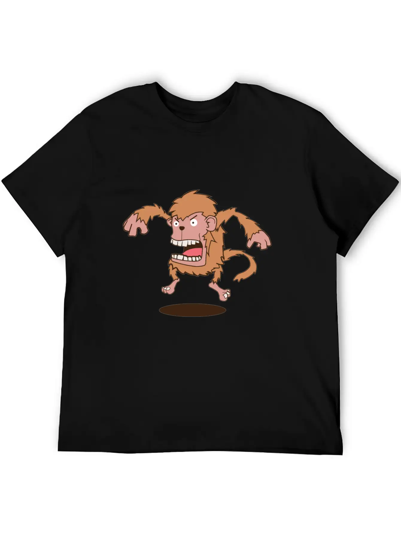 Angry Monkey T-Shirt & Gift Timeless Short Sleeve Tee – Comfy And Minimalist Design