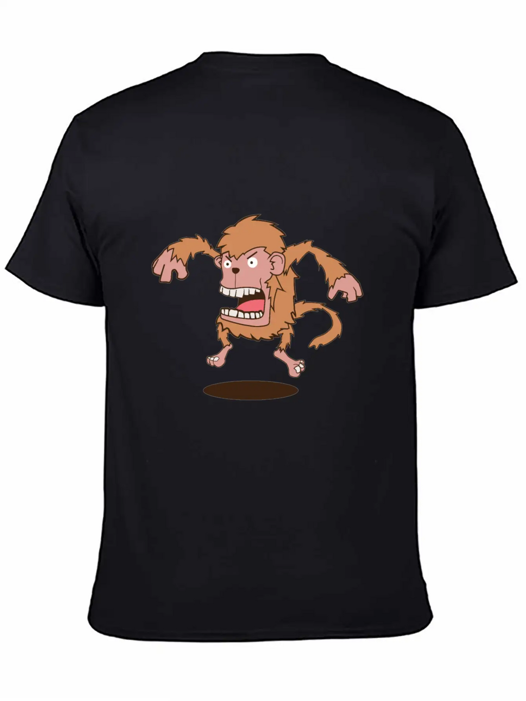 Angry Monkey T-Shirt & Gift Timeless Short Sleeve Tee – Comfy And Minimalist Design