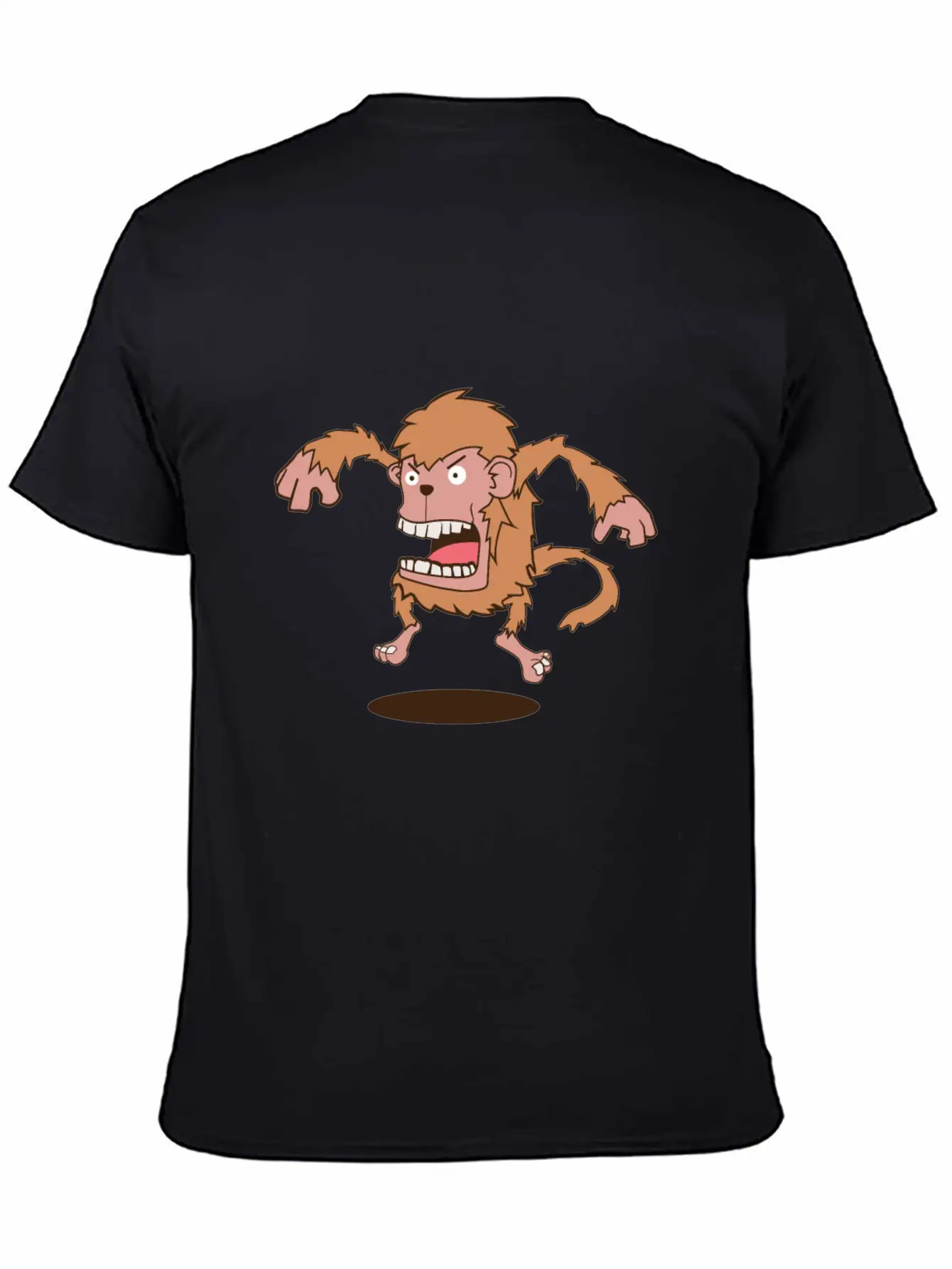 Angry Monkey T-Shirt & Gift Timeless Short Sleeve Tee – Comfy And Minimalist Design