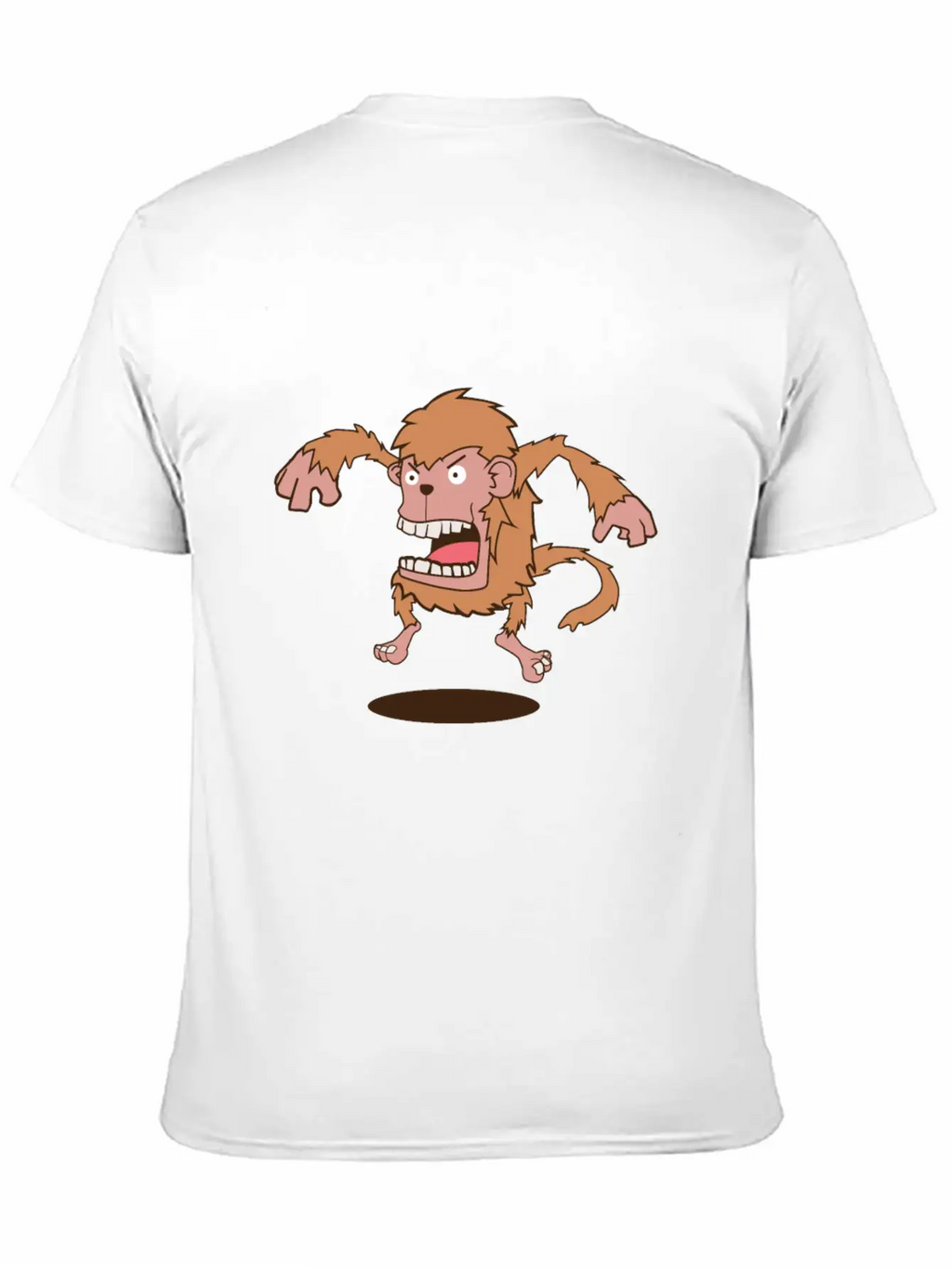 Angry Monkey T-Shirt & Gift Timeless Short Sleeve Tee – Comfy And Minimalist Design