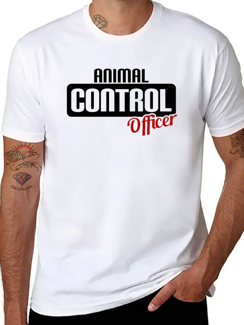 Animal Control Officer Public Safety Wildlife Simple Everyday Graphic Tee – Lightweight Summer Wear
