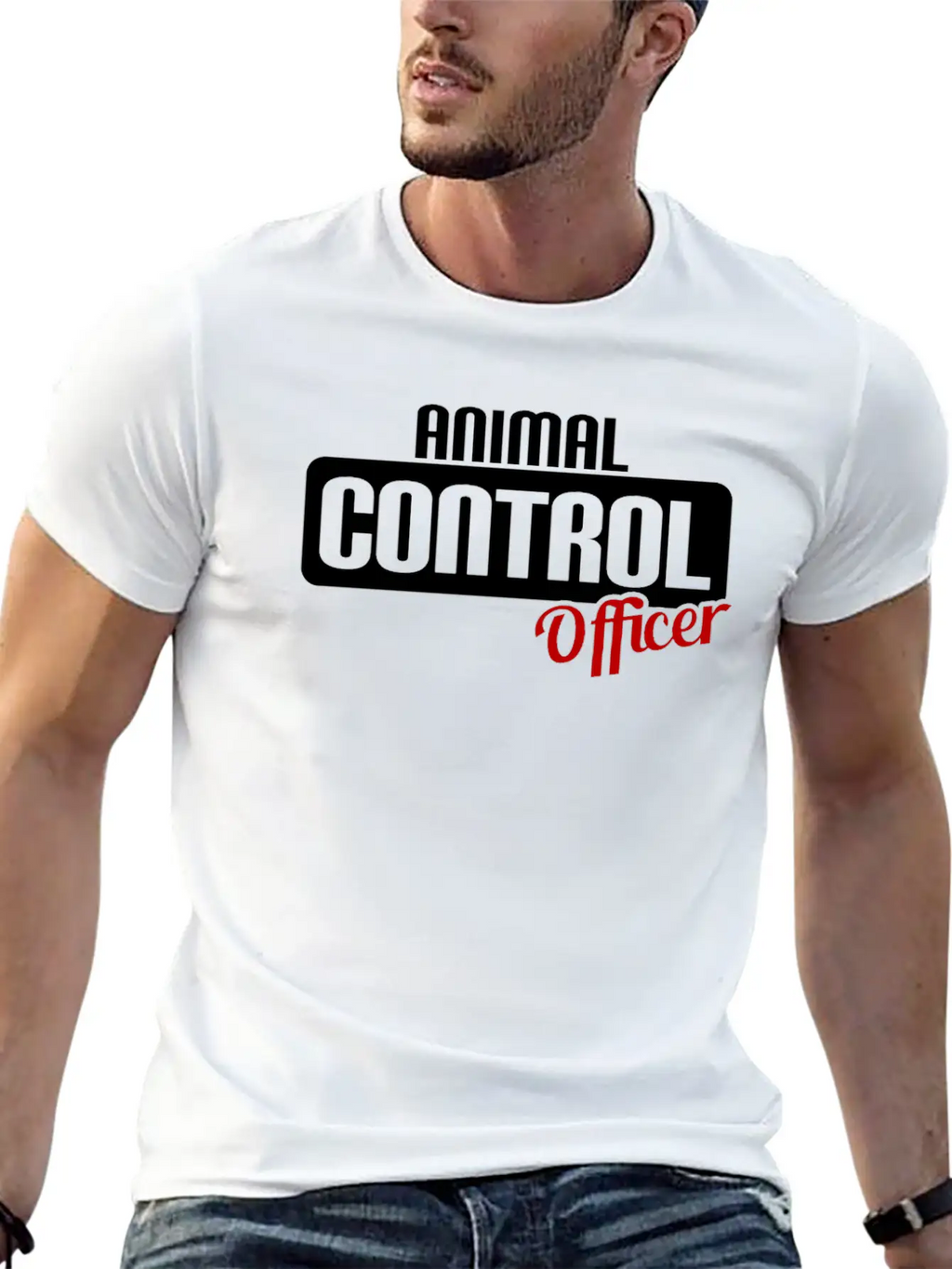 Animal Control Officer Public Safety Wildlife Simple Everyday Graphic Tee – Lightweight Summer Wear