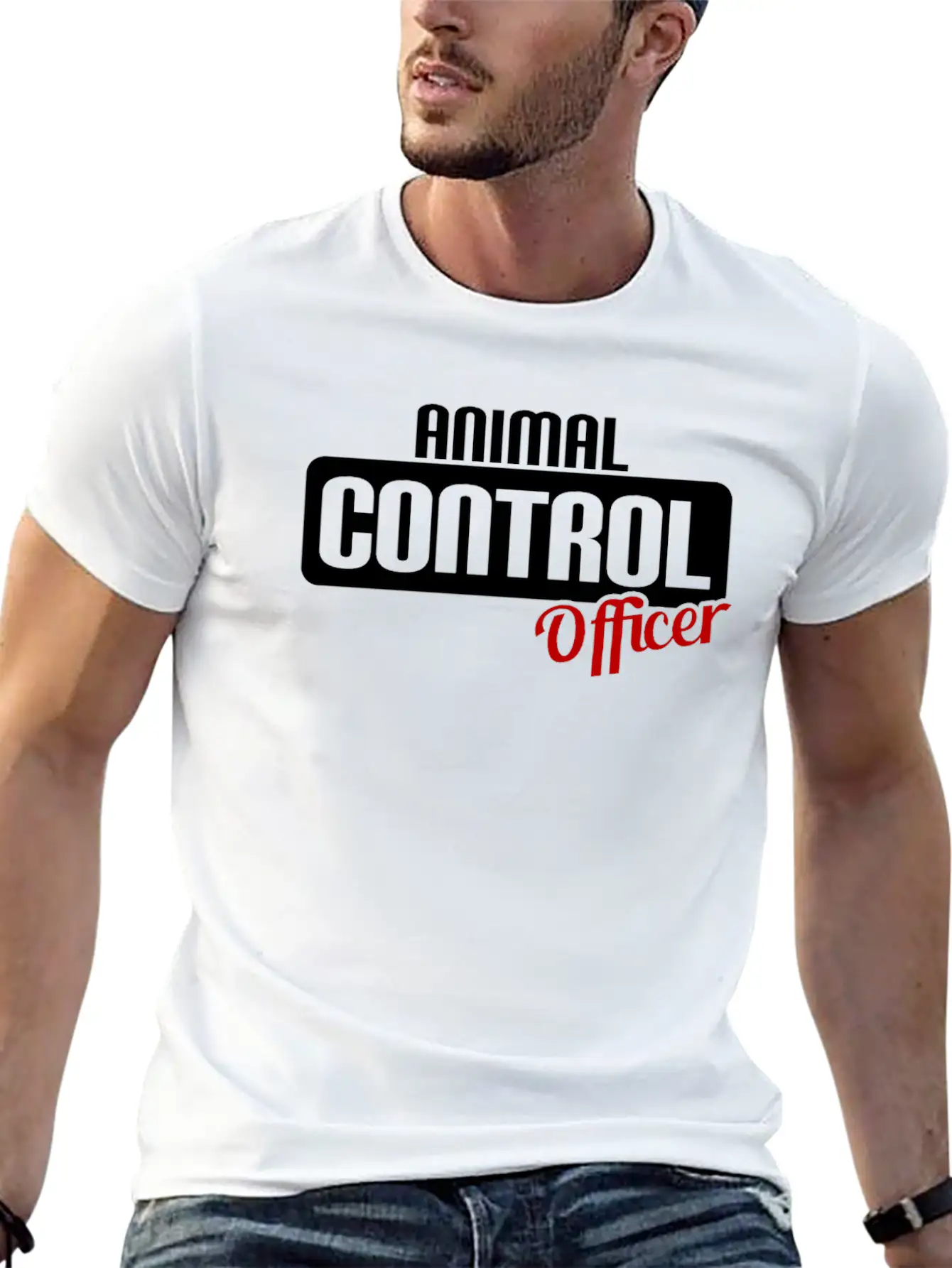 Animal Control Officer Public Safety Wildlife Simple Everyday Graphic Tee – Lightweight Summer Wear