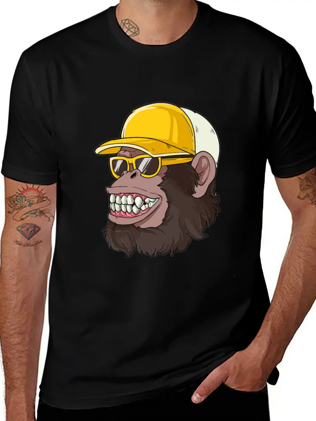 Animal Cool Ape Dude Timeless Short Sleeve Tee – Comfy And Minimalist Design