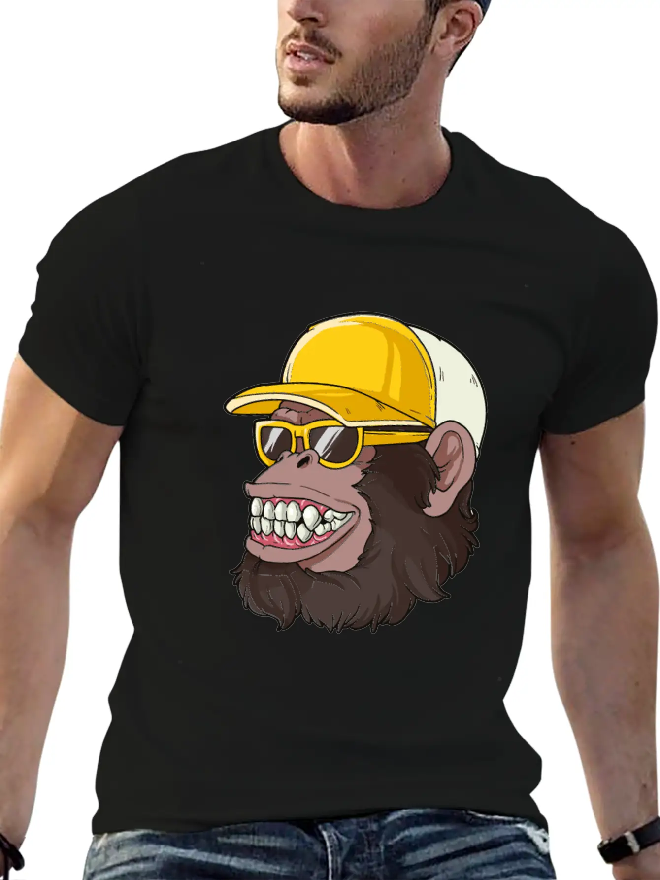Animal Cool Ape Dude Timeless Short Sleeve Tee – Comfy And Minimalist Design